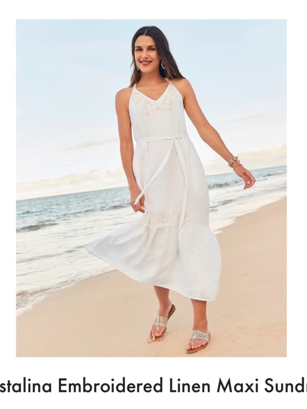 NWT Tommy Bahama Coastalina EMB Maxi Sundress